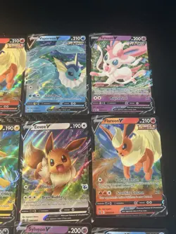 Pokemon TCG Eevee Evolutions V Promo Card Lot Sword & Shield Promo 15 Cards - Image 5