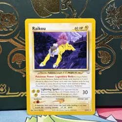 Pokemon Card Raikou 22/64 Rare Neo Revelation NM - Image 1