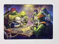 Lessons From Life MTG TMNT Art Card Gold-Stamped 14/54 - Image 1