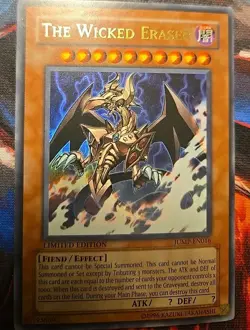 Yu-Gi-Oh! The Wicked Eraser Limited Edition - Rare Shonen Jump Promo Card - Image 2