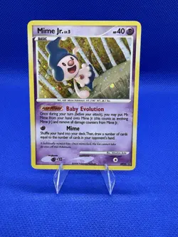 Mime Jr. DP22 Diamond & Pearl Black Star Promo Holo Pokemon Card LP - Image 1