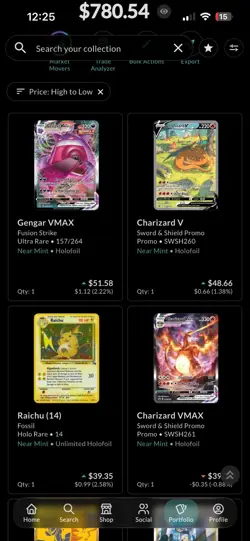 Pokemon Cards and Quantities / Gengar Vmax, Charizard, Lucario Vstar, etc. - Image 1