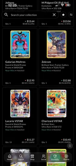 Pokemon Cards and Quantities / Gengar Vmax, Charizard, Lucario Vstar, etc. - Image 5