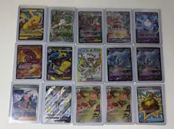 (15x) Card lot Pokemon TCG Illustration Rare Pikachu Meowth Drayton Oricorio - Image 1