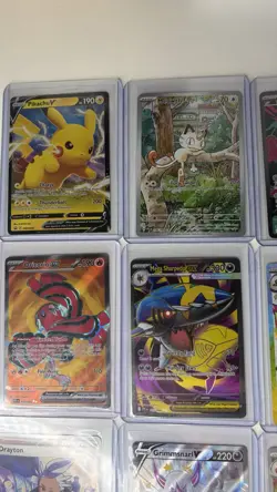 (15x) Card lot Pokemon TCG Illustration Rare Pikachu Meowth Drayton Oricorio - Image 2
