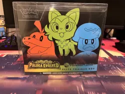 Paldea Evolved Pokemon Center Elite Trainer Box ETB EXCLUSIVE Scarlet Violet - Image 1