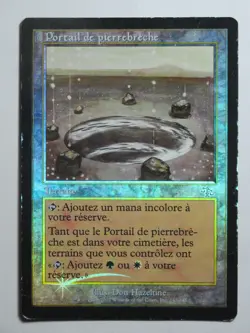 Riftstone Portal Judgment Portail de pierrebreche Foil MTG Magic VF heavy play - Image 1