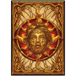 Book of the Sun – MTG Size – 100 Textured Matte Card Sleeves - Image 1