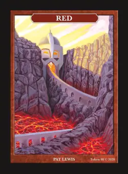 Red Mana Token Artist Pat Lewis MTG Token Magic Givememana - Image 1