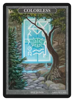 Colorless Mana Token Artist Pat Lewis MTG Magic Token Givememana - Image 1