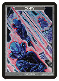 Copy Token Artist Pat Lewis MTG Token Givememana - Image 1