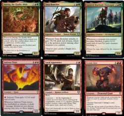 MTG Commander EDH Deck Anzrag, the Quake-Mole 100 Magic Cards Custom Deck - NM - Image 1