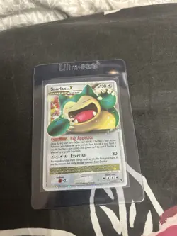 Pokemon TCG Snorlax LV.X Rising Rivals Holo Card 111/111 LIGHT PLAY & GRADEABLE - Image 1