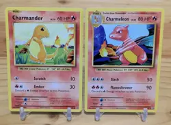 Charmander And Charmeleon Lot Pokemon XY Evolutions Common/ Uncommon - Image 1