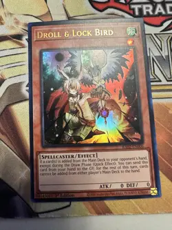 Droll & Lock Bird RA02-EN006 Ultra Rare 1st Edition NM Yugioh - Image 1