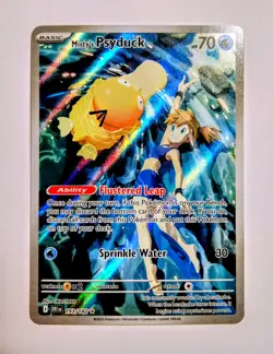 Misty's Psyduck 193/182 Pokemon TCG Sv10 Destined Rivals Illustration Rare NM - Image 1