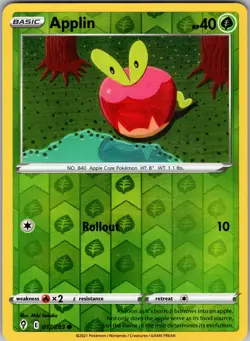 Applin 017/203 SWSH07: Evolving Skies Pokemon TCG LP-NM - Image 1
