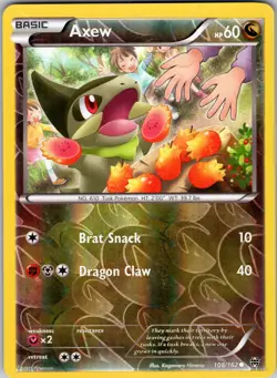 Axew (108) 108/162 XY - BREAKthrough Pokemon TCG LP - Image 1