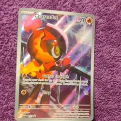 Pokemon TCG Charcadet 022 MEP Promo Holo Basic Flame 70 HP Nintendo 2025 - Image 3