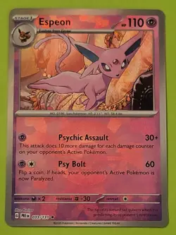 Pokemon TCG - Espeon (Poke Ball Pattern) 033/131 - Prismatic Evolutions - Image 1