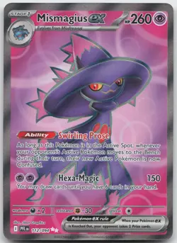 MISMAGIUS EX 112/094 ULTRA RARE PHANTASMAL FLAMES POKEMON HOLO NM - Image 1