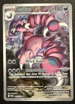 Drapion 097/088 Perfect Order English Illustration Rare Pokemon TCG IN HAND NM - Image 1