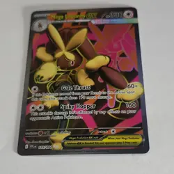 Pokemon Mega Lopunny EX 115/094 Phantasmal Flames Ultra Rare Holo 330 HP TCG - Image 2