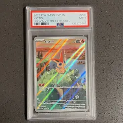 Pokemon TCG Victini 208 Scarlet & Violet Promo Holo PSA 9 2025 - Image 1