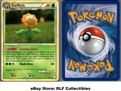 2010 Pokemon, Heartgold & Soulsilver, #31/123 Sunflora, Rare - Image 1