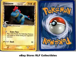 2006 Pokemon, EX Dragon Frontiers, #27/101 Croconaw, Uncommon (b) - Image 1