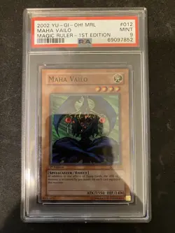 Yugioh Maha Vailo Mrl 012 1st ed PSA 9 - Image 1