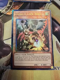 Droll & Lock Bird RA02-EN006 - Prismatic Ultimate Rare - 1st Edition NM Yugioh - Image 1