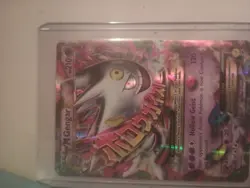 Pokemon TCG M Gengar EX Black Star Promos XY166 Shiny Holo Card - Image 4