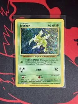 Pokemon Classic Collection Scyther Card CLV 006/034 NM/M Condition - Image 1