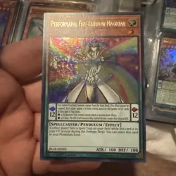 Yugioh Performapal Five-Rainbow Magician BLLR-EN005 1st Ultra Rare - Image 1