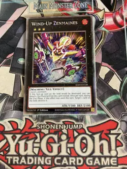 Wind-up Zenmaines Platinum Secret Rare RA04-EN168 Yugioh - Image 1