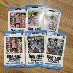 Dragon Ball Super Card Game Fusion World-Manga Booster 2 SB02 Sleeved Booster x6 - Image 1