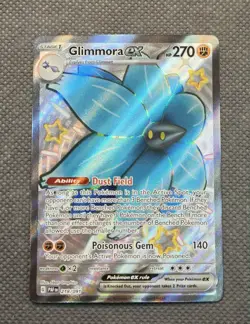 Glimmora Ex Shiny Full Art Holo 218/091 Shiny Vault Glimmora NM Holo Pokemon TCG - Image 1