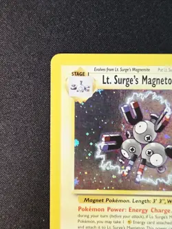 Lt. Surge's Magneton 8/132 Holo Rare (2000) Gym Heroes Pokemon WoTC Nintendo TCG - Image 3
