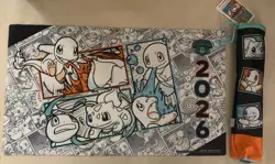 NWT Pokemon EUIC 2026 London Kanto Starters Comic Playmat & Bag - Image 1