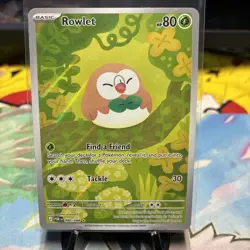 Pokemon Rowlet 90/88 Illustration Rare Perfect Order - NM - Image 1