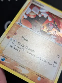 Groudon 5/106 Emerald Pokemon NM Holo - Image 4