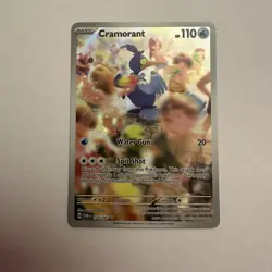 Holo Cramorant - 176/167 Illustration Rare Twilight Masquerade Pokemon TCG - Image 1