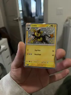 Luxio 136/091 Pokemon SV: Paldean Fates Shiny Rare NM Pokemon TCG - Image 1