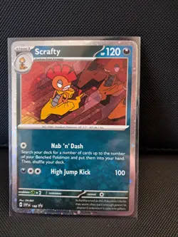 Pokemon TCG Scrafty 188 Promo Journey Together Mint Condition - Image 1