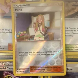 Pokemon Mina 183/214 SM-Lost Thunder Reverse Holo Trainer-Supporter Uncommon - Image 1