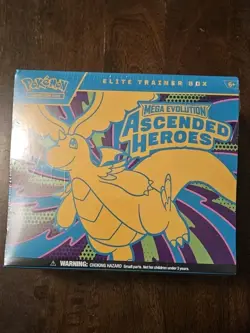 Pokemon Mega Evolution Ascended Heroes Elite Trainer Box Sealed New ships ASAP - Image 1