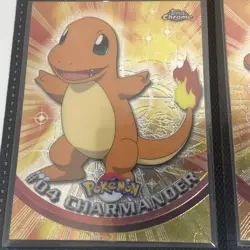Charmander #04 Charmelon #05 Charizard #06 Topps Chrome Pokemon 1999 Set of 3 - Image 3