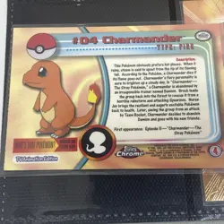 Charmander #04 Charmelon #05 Charizard #06 Topps Chrome Pokemon 1999 Set of 3 - Image 4