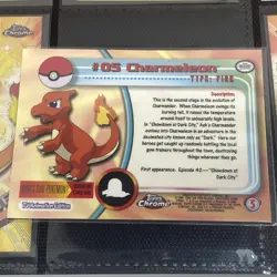 Charmander #04 Charmelon #05 Charizard #06 Topps Chrome Pokemon 1999 Set of 3 - Image 5
